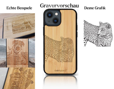 INDIVIDUELL iPhone 14 Bambus-Kunststoff